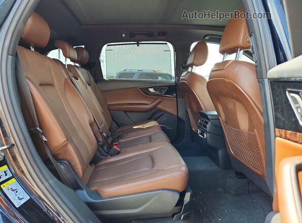 WA1LAAF78HD025442 2017 AUDI Q7 Black Vista interior trasera