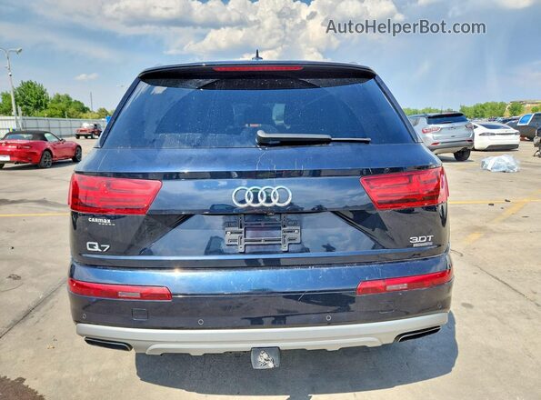 WA1LAAF78HD025442 2017 AUDI Q7 Black Vista trasera