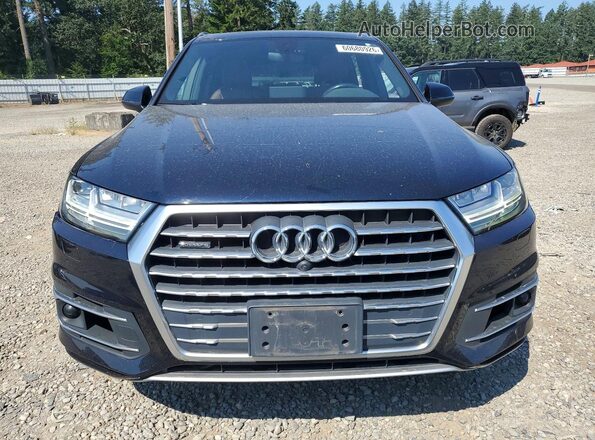 WA1LAAF78JD009599 2018 AUDI Q7 Black Front view