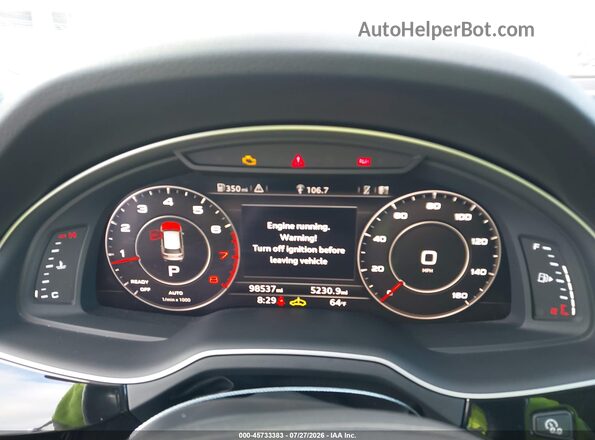 WA1LAAF79HD001439 2017 AUDI Q7 Silver Հետևի նստատեղերի տեսք