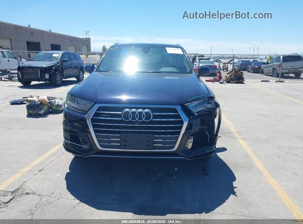 WA1LAAF79HD019651 2017 AUDI Q7 Blue Rear interior view