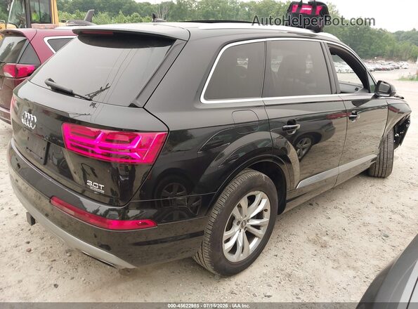 WA1LAAF79HD037499 2017 AUDI Q7 Black Հետևի աջ