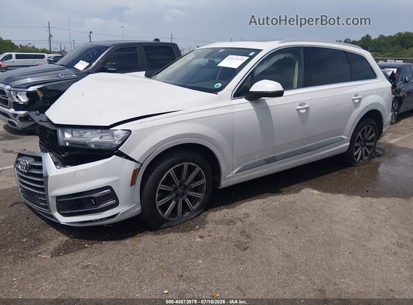 WA1LAAF79JD043440 2018 AUDI Q7 White Front left