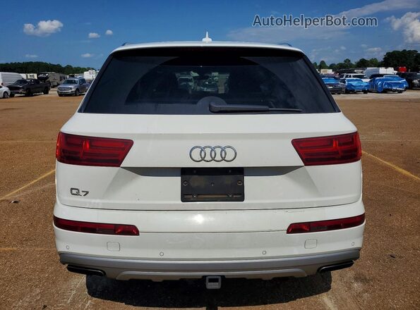 WA1LAAF79KD016742 2019 AUDI Q7 White Widok z tyłu