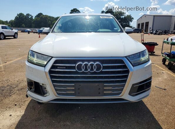 WA1LAAF79KD016742 2019 AUDI Q7 White Widok z przodu