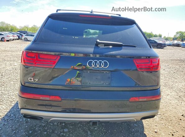 WA1LAAF79KD020290 2019 AUDI Q7 Black Widok z tyłu