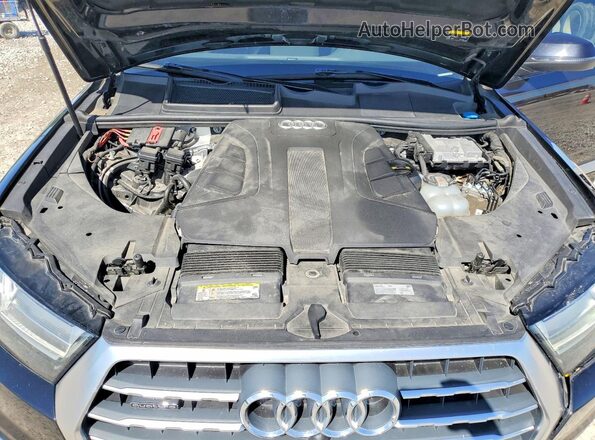 WA1LAAF79KD020290 2019 AUDI Q7 Black Widok komory silnika
