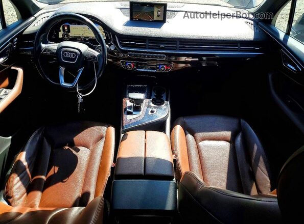 WA1LAAF79KD020290 2019 AUDI Q7 Black Widok deski rozdzielczej
