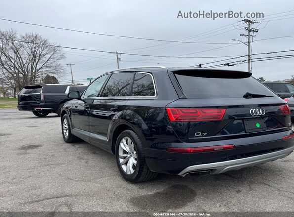 WA1LAAF7XHD031470 2017 AUDI Q7 Black Trasero izquierdo