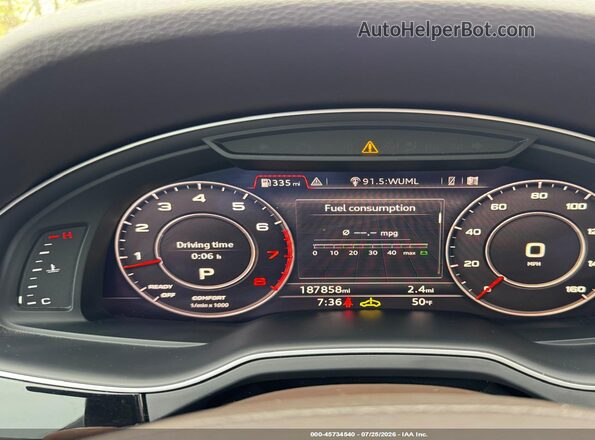 WA1LAAF7XHD031470 2017 AUDI Q7 Black Vista de los asientos traseros