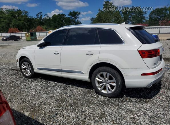 WA1LAAF7XJD034262 2018 AUDI Q7 White უკანა მარცხენა