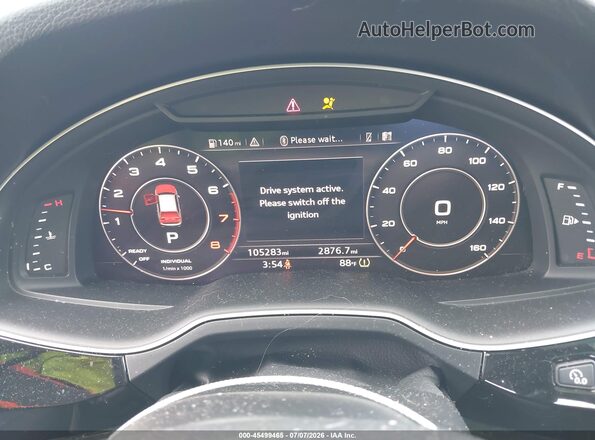 WA1LAAF7XKD037762 2019 AUDI Q7 Black Widok tylnych siedzeń