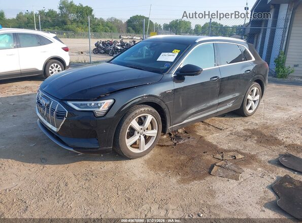 WA1LAAGE4KB009822 2019 AUDI E-TRON Black Przód lewy
