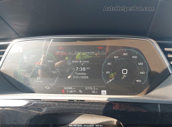 WA1LAAGE4KB009822 2019 AUDI E-TRON Black Widok tylnych siedzeń