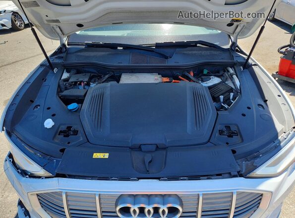 WA1LAAGE6KB005397 2019 AUDI E-TRON White Вид задньої частини салону