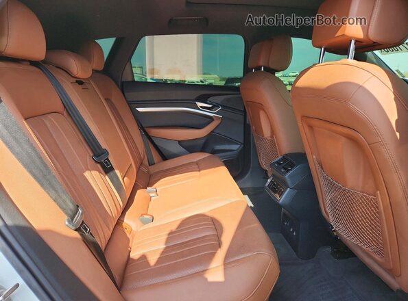 WA1LAAGE6KB023723 2019 AUDI E-TRON White Вид задньої частини салону