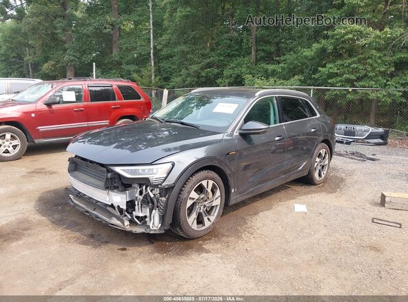 WA1LAAGE7MB010742 2021 AUDI E-TRON Blue Przód lewy