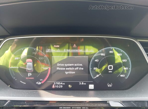 WA1LAAGE7MB010742 2021 AUDI E-TRON Blue Widok tylnych siedzeń