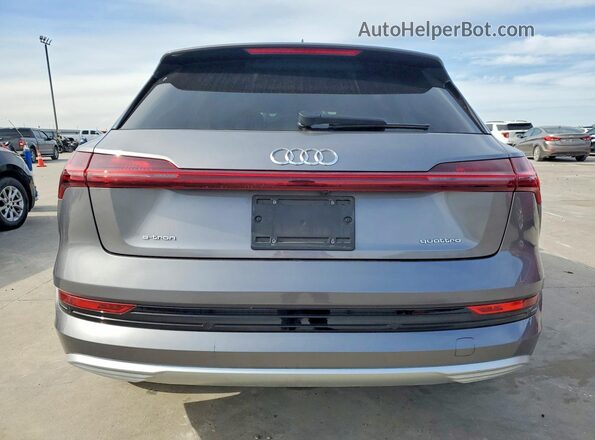 WA1LAAGE7NB013299 2022 AUDI E-TRON Silver Вид ззаду