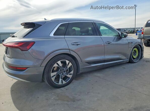 WA1LAAGE7NB013299 2022 AUDI E-TRON Silver Задня права чверть