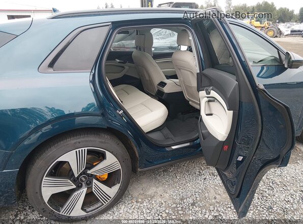 WA1LAAGEXNB008615 2022 AUDI E-TRON Blue VIN კოდის სტიკერის ხედი