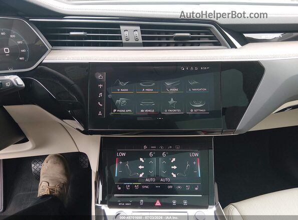 WA1LAAGEXNB008615 2022 AUDI E-TRON Blue 