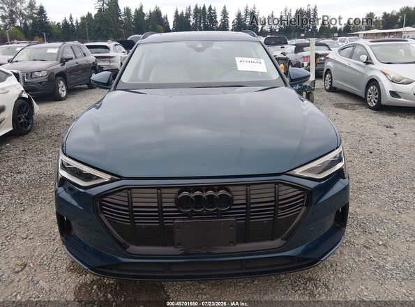WA1LAAGEXNB008615 2022 AUDI E-TRON Blue ხელსაწყოთა პანელის ხედი