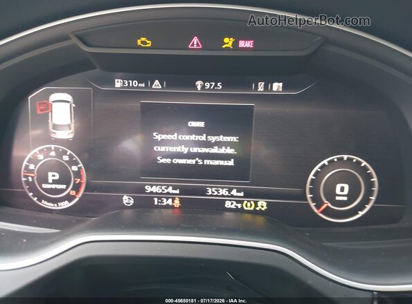 WA1LABF77HD019962 2017 AUDI Q7 Black Вид задніх сидінь