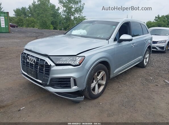 WA1LCBF70PD025062 2023 AUDI Q7 Silver წინა მარცხენა ხედი სამი მეოთხედიდან