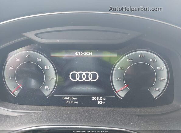 WA1LCBF70PD025062 2023 AUDI Q7 Silver უკანა სავარძლების ხედი