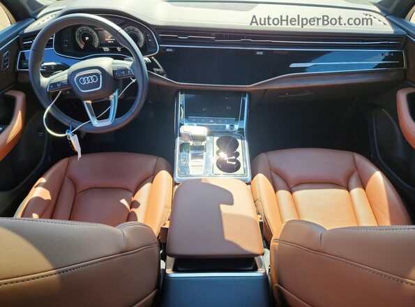 WA1LCBF70SD006262 2025 AUDI Q7 Blue Dashboard view