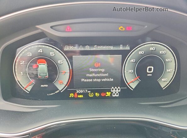 WA1LCBF72SD003203 2025 AUDI Q7 Gray Սարքավորումների վահանակի տեսք