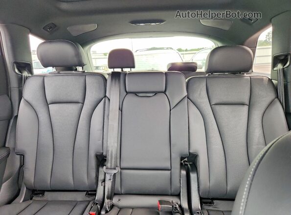 WA1LCBF76SD003916 2025 AUDI Q7 Black უკანა სავარძლების ხედი