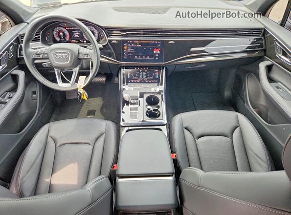 WA1LCBF76SD003916 2025 AUDI Q7 Black წინა პანელის ხედი