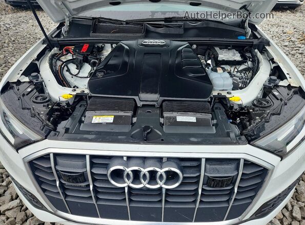 WA1LCBF7XPD006163 2023 AUDI Q7 White Vista del compartimento del motor