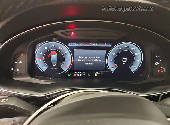 WA1LCBF7XPD029698 2023 AUDI Q7 White Սարքավորումների վահանակի տեսք