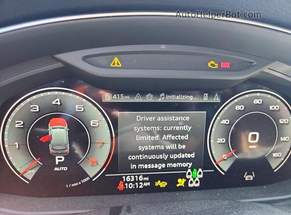 WA1LCBF7XSD030861 2025 AUDI Q7 Gray Սարքավորումների վահանակի տեսք