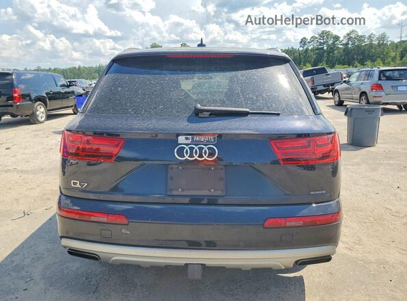 WA1LHAF70HD037550 2017 AUDI Q7 Угольный Вид сзади