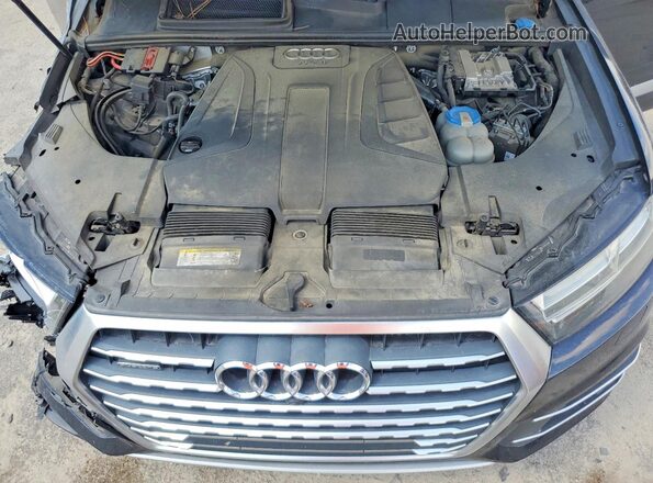 WA1LHAF70HD037550 2017 AUDI Q7 Угольный Вид подкапотного пространства