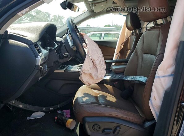 WA1LHAF70HD037550 2017 AUDI Q7 Угольный Вид салона спереди