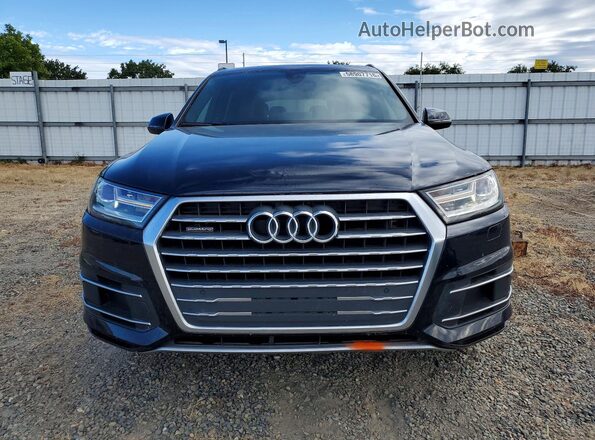 WA1LHAF70JD000343 2018 AUDI Q7 Black Front view