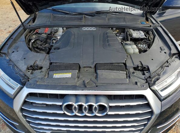 WA1LHAF70JD000343 2018 AUDI Q7 Black Engine compartment view