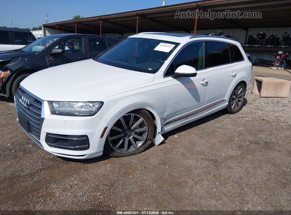 WA1LHAF70JD001430 2018 AUDI Q7 White Передня ліва чверть