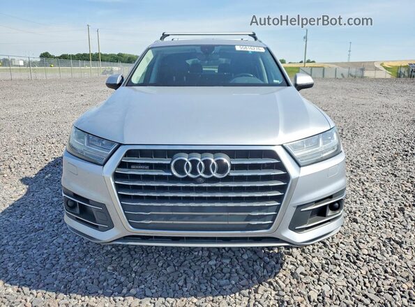 WA1LHAF71JD025798 2018 AUDI Q7 Silver წინა ხედი