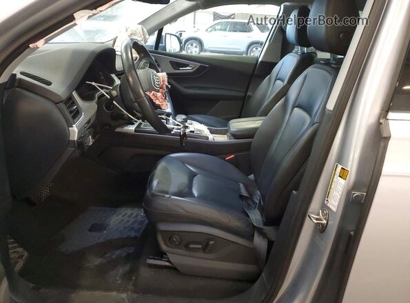 WA1LHAF71KD041730 2019 AUDI Q7 Silver Widok wnętrza z przodu