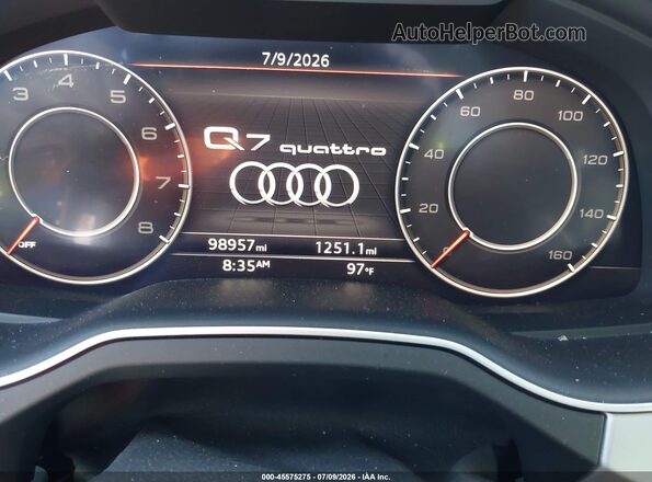 WA1LHAF72JD006726 2018 AUDI Q7 Black Widok tylnych siedzeń