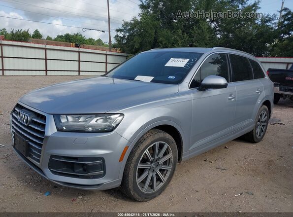 WA1LHAF72JD030413 2018 AUDI Q7 Silver Առջևի ձախ երեք քառորդ տեսարան