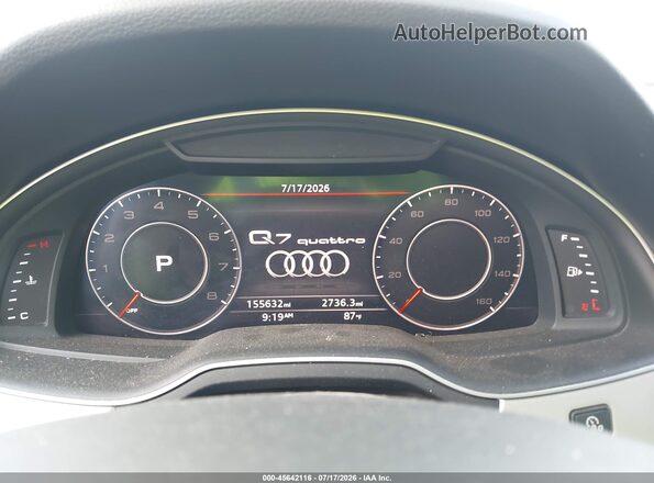 WA1LHAF72JD030413 2018 AUDI Q7 Silver Հետևի նստատեղերի տեսք