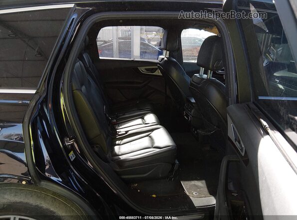 WA1LHAF72KD035810 2019 AUDI Q7 Black Vista de la etiqueta del VIN