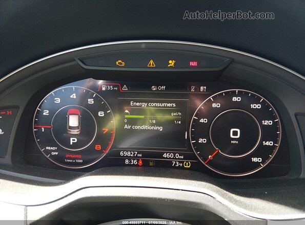WA1LHAF72KD035810 2019 AUDI Q7 Black Vista de los asientos traseros